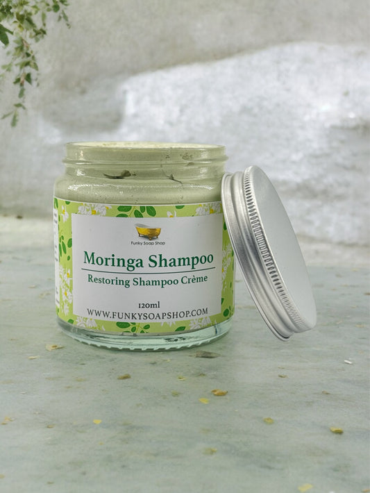 Moringa Shampoo, Restoring Shampoo Creme, 120ml