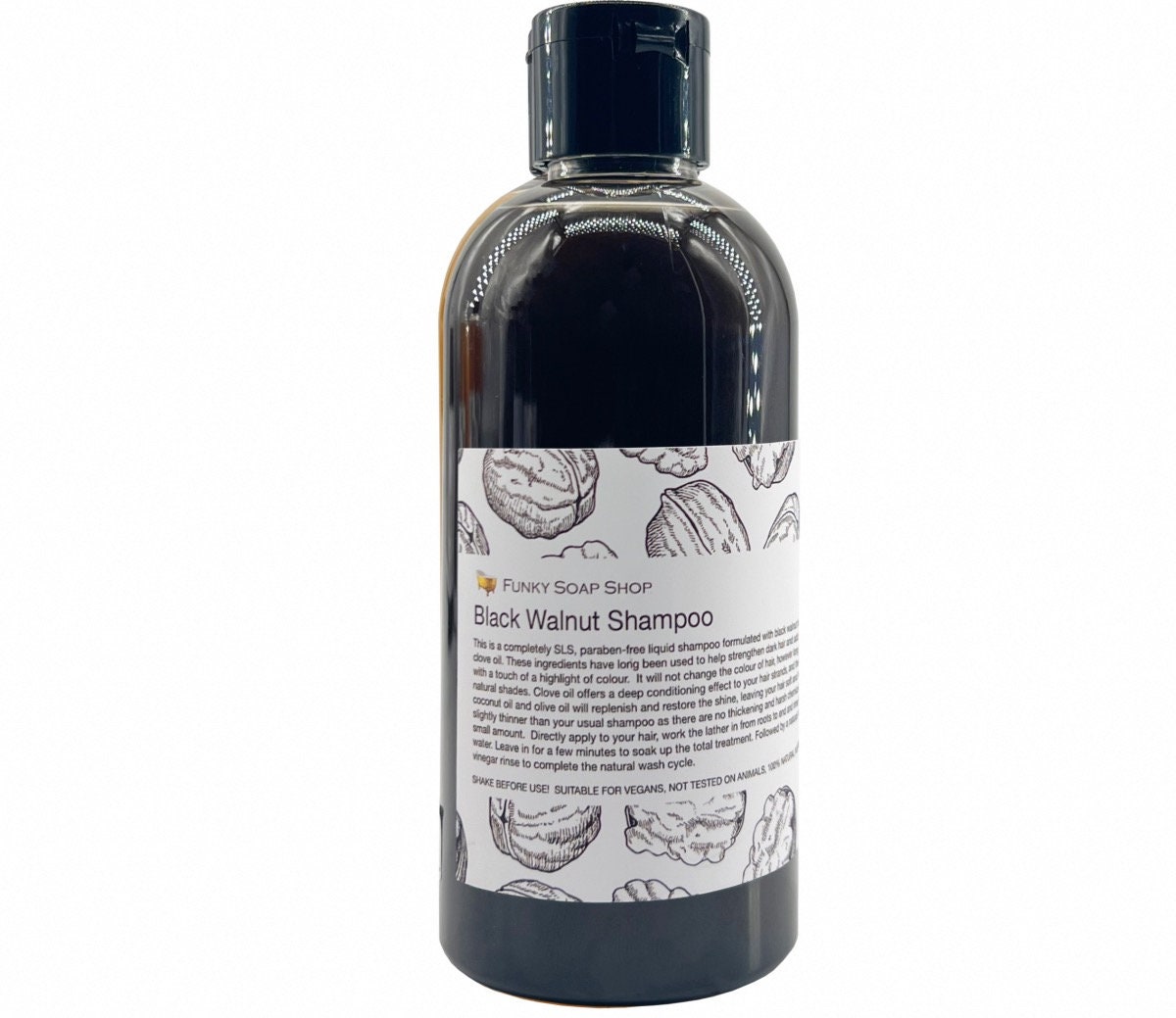 Black Walnut Liquid Shampoo