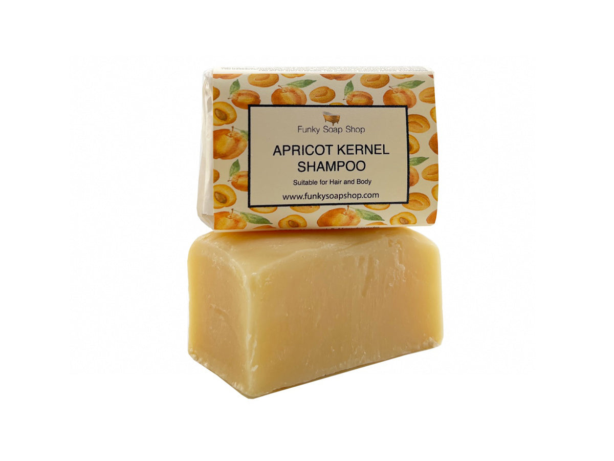 Apricot Kernel Shampoo Bar - Funky Soap Shop