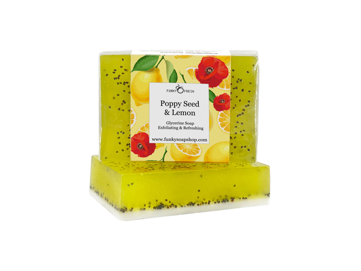 Poppy Seed Glycerine Soap - Funky Soap Shop